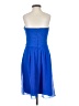 David's Bridal 100% Polyester Blue Cocktail Dress Size 0 - photo 2