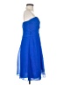 David's Bridal 100% Polyester Blue Cocktail Dress Size 0 - photo 4