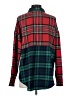 Studio Park Plaid Green Long Sleeve Blouse Size XS - photo 2