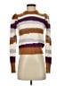 Joie 100% Wool Stripes Multi Color Purple Wool Pullover Sweater Size XXS - photo 1