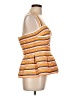HD in Paris Orange Sleeveless Top Size L (petite) - photo 4