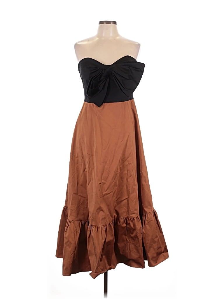 Hutch Cocktail Dress In Brown