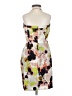Jessica Simpson 100% Polyester Print Ivory Cocktail Dress Size 4 - photo 2
