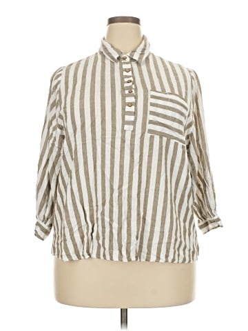 C established 1946 3/4 Sleeve Button-Down Shirt (view 1)