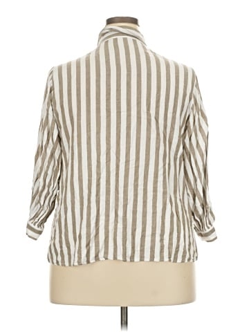 C established 1946 3/4 Sleeve Button-Down Shirt (view 2)