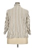 C established 1946 Stripes Tan 3/4 Sleeve Button-Down Shirt Size 18 - photo 2