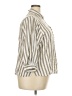 C established 1946 Stripes Tan 3/4 Sleeve Button-Down Shirt Size 18 - photo 4