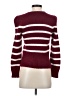 St.ROCHE Stripes Burgundy Red Wool Pullover Sweater Size XS - photo 2