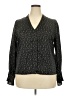 prologue 100% Polyester Black Long Sleeve Blouse Size XXL - photo 1