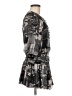 Twelve by Twelve 100% Polyester Print Gray Casual Dress Size M - photo 4