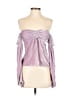 Intermix Purple Long Sleeve Blouse Size 2 - photo 1