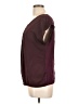 Ann Taylor LOFT 100% Polyester Burgundy Short Sleeve Blouse Size L - photo 5