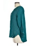 Merona 100% Rayon Teal 3/4 Sleeve Blouse Size L - photo 5