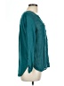 Merona 100% Rayon Teal 3/4 Sleeve Blouse Size L - photo 4