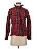 J.Crew 100% Cotton Plaid Red Long Sleeve Blouse Size 2 - photo 1