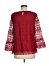 Talbots 100% Polyester Red 3/4 Sleeve Top Size M - photo 2