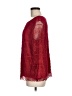 Talbots 100% Polyester Red 3/4 Sleeve Top Size M - photo 5