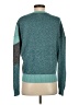 Wildfox Color Block Teal Pullover Sweater Size Sm (1 or S) - photo 2