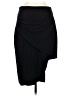 Bebe Solid Black Casual Skirt Size M - photo 1