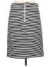 41Hawthorn 100% Polyester Stripes Black Casual Skirt Size S - photo 2