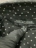 Notations Polka Dots Black 3/4 Sleeve Button-Down Shirt Size XL - photo 7