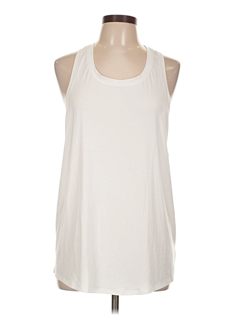 Athleta Sleeveless T-shirt In White