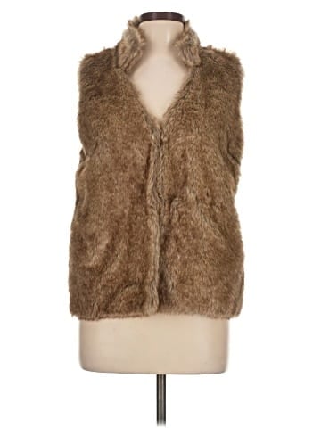 New Directions Faux Fur Vest (view 1)