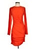 Zara Solid Orange Cocktail Dress Size S - photo 1