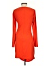 Zara Solid Orange Cocktail Dress Size S - photo 2