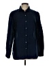 J. McLaughlin Solid Blue Long Sleeve Button-Down Shirt Size L - photo 1