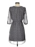 Sweet Storm 100% Polyester Polka Dots Gray Casual Dress Size S - photo 2