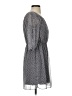 Sweet Storm 100% Polyester Polka Dots Gray Casual Dress Size S - photo 4