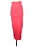 Dna Couture Solid Red Pink Casual Skirt Size S (estimated) - photo 1
