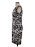 Andrew Marc Animal Print Brown Cocktail Dress Size 0 - photo 5