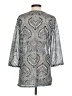 J. McLaughlin Gray 3/4 Sleeve Blouse Size S - photo 2