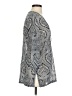 J. McLaughlin Gray 3/4 Sleeve Blouse Size S - photo 4
