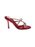 Giuseppe Zanotti 100% Leather Red Sandals Size 8 - photo 1