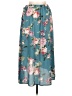Bobeau Floral Teal Casual Skirt Size L - photo 2