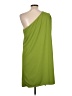 Boston Proper 100% Polyester Solid Green Pink Cocktail Dress Size L - photo 2