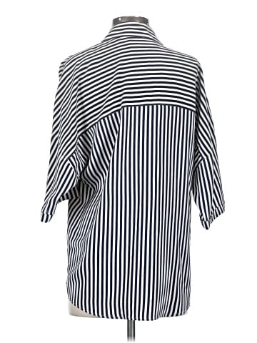 Linda Allard Ellen Tracy 3/4 Sleeve Silk Top (view 2)