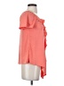 Dori 100% Polyester Orange Short Sleeve Blouse Size XS - photo 4