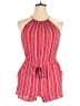 Bebop 100% Rayon Stripes Red Romper Size XL - photo 1