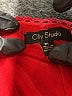 City Studio Hearts Red Casual Dress Size M - photo 7