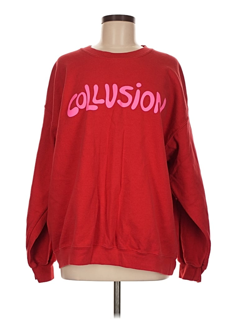 Pre-owned Collusion Sweatshirt In Red