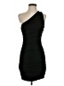 Lyaner Solid Black Cocktail Dress Size S - photo 1