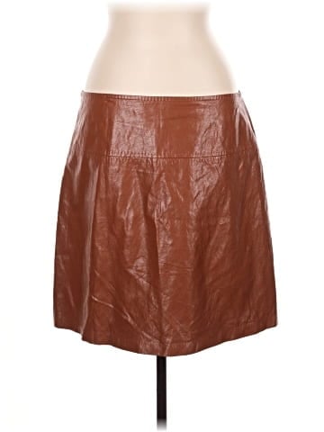 M.S.S.P. Faux Leather Skirt (view 2)