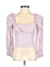 Divided by H&M 100% Polyester Purple 3/4 Sleeve Blouse Size XXS - photo 1