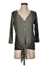 Verve Ami Black 3/4 Sleeve Blouse Size S - photo 1