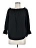 Unbranded 100% Polyester Black 3/4 Sleeve Blouse Size M - photo 1