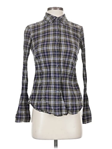 James Perse Long Sleeve Blouse (view 1)